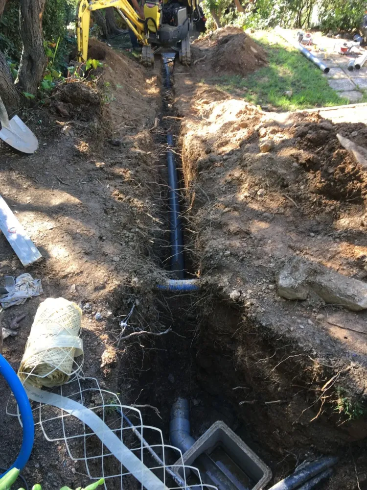 Raccordement tout à l'égout à Cavalaire-sur-Mer